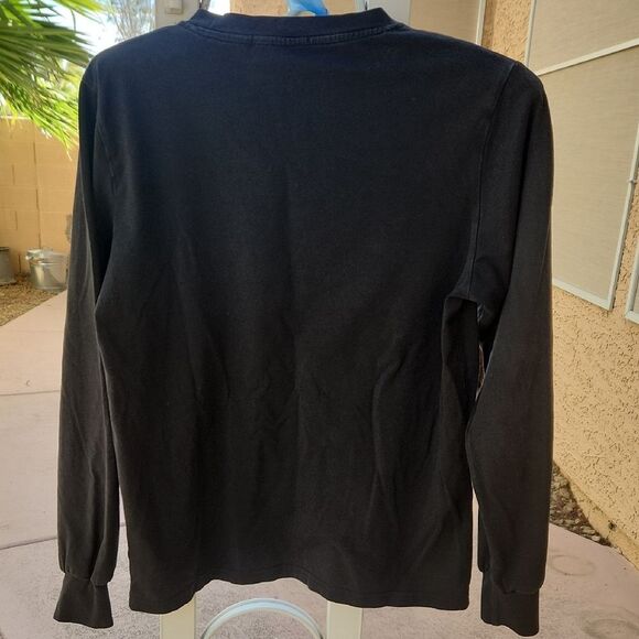 Black 'It's Knight Time' Womens XS Long Sleeve Shirt - Picture 5 of 5